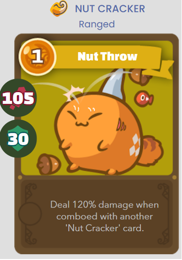 Nut throw