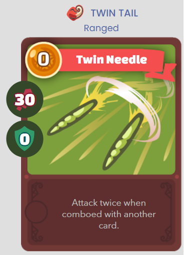 Twin needle